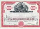 USA 70 Shares Boston and Maine Railroad 1959, Aktie Wertpapier -