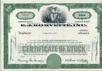 USA 100 Shares E.J. Korvette, Inc. 1962, Aktie Wertpapier -