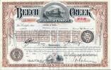 USA 5 Shares Beech Creek Railroad Company 1959, Aktie Wertpapier -