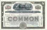 USA 100 Shares The Pittsburgh & West Virginia Railway Company 1951, Aktie Wertpapier -