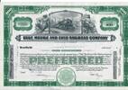 USA 100 Shares Gulf, Mobile and Ohio Railroad Company 1956, Aktie Wertpapier -