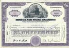 USA 100 Shares Boston und Maine Railroad 1954, Aktie Wertpapier -