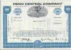 USA 100 Shares Penn Central Company 1969, Aktie Wertpapier -