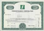 USA 100 Shares Ferrodynamics Corporation 1966, Aktie Wertpapier -