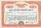 USA 6 Shares Grain Elevator Warehouse Company 1957, Aktie Wertpapier -