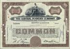 USA 10 Shares The Central Foundry Company 1953, Aktie Wertpapier -