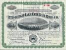 USA 10 Shares The Pittsburgh and Lake Erie Rail Road Co.1939, Aktie Wertpapier -