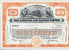 USA 5 Shares Gulf, Mobile and Ohio Railroad Company 1972, Aktie Wertpapier -
