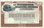 USA 50 Shares The Pittsburgh, Youngstown and Ashtabula Railway Company 1961, Aktie Wertpapier -
