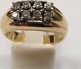 Goldring Brillantring Diamant 585 14 Karat Gold Brillant 0,40 Ct Damenring Ring -