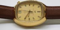 Schweiz Herrenuhr vintage Uhr Herrenarmbanduhr Girard-Perregaux GP Quartz vergoldet 9666 KF -
