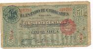 Mexico 50 Centavos Geldschein Banknote Revolution /Chihuahua -
