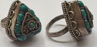 Damenring Ring 9255er Ring Silber Silberring Damenring Türkis Türkisring -