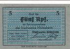 Deutschland Drittes Reich 5 Reichspfennig Notgeldschein Notgeld Grätz Posen Schlesien -