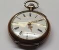 Taschenuhr Uhr 800er Silber Silbertaschenuhr Cylinder 10 Rubis -