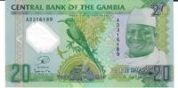 Gambia 20 Dalasis 2014 Banknote Geldschein unc 8,00 EUR Differenzbesteuert nach §25a UStG zzgl. 3,00 EUR Versand
