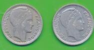 Frankreich 2x 10 Francs 2 Stück Münzen -