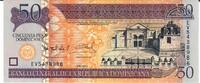 Dominikanische Republik 50 Pesos Oro Banknote Geldschein -