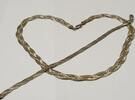 925er Silberset 2 teilig Armband Collier Kette 925er Silber Silberkette Silberarmband, Italy, geflochtet -