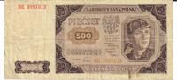 Polen 500 Zloty Banknote Geldschein -