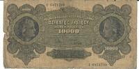 Polen 10000 Marek Banknote Geldschein -