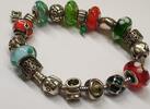 Silberarmband Sterling PANDORA Armband 925er Silber mit 18 Teile Charms Anhänger -