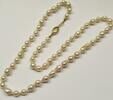 Perlencollier Kette 14 Karat Gold 14K 585er Gold Verschluß Akoya Perlenkette Perlencollier Collier/Kette Perle -