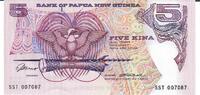 Papua Neu Guineau 5 Kina Banknote Geldschein -