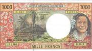 Neukaledonien 1000 Francs Banknote Geldschein -