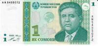 Tadschikistan 1 Somoni Banknote Geldschein -