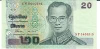 Thailand 20 Baht Banknote Geldschein -