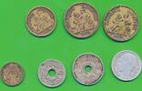 Frankreich 10 25 50 Centimes 1 2 Francs Münzen Lot , 7 Stück -