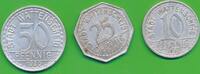 Deutschland Deutsches Reich 10 25 50 Pfennig 3x Notgeldmünzen Stadt Wattenscheid -
