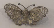 Silberbrosche Schmetterling 835er Silber Länge ca. 3,7 cm -