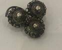 Antike Silber Brosche Länge ca. 2,3 cm -