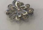 Silberbrosche 925er Sterling Silber Länge ca. 2,6 cm -