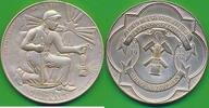 Deutschland Bergbau Moderne Medaille Glückauf , Zur Fahnenweihe, Linker Niederrhein, Fritz Scheppat Werner Godec -