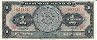 Mexiko 1 Peso Banknote Geldscheine -