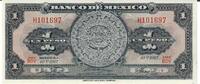 Mexiko 1 Peso Banknote Geldscheine -