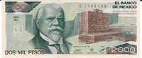 Mexiko 2000 Pesos Banknote Geldscheine -