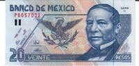 Mexiko 20 Pesos Banknote Geldscheine -