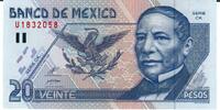 Mexiko 20 Pesos Banknote Geldscheine -