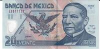 Mexiko 20 Pesos Banknote Geldscheine -