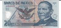 Mexiko 20 Pesos Banknote Geldscheine -