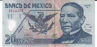 Mexiko 20 Pesos Banknote Geldscheine -