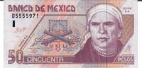 Mexiko 50 Pesos Banknote Geldscheine -