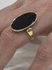 Damenring Ring Antikschmuck 14K 585er Gold Gelbgold Goldring Onyx Onyxring -
