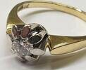 Goldschmuck Brillantring 585er Gold Goldring Ring mit Brillant 14K 0,30 Ct Gelbgold -