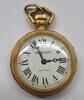 Kettenuhr vintage vergoldet Prätina Antichoc Uhr Taschenuhr Handaufzug -