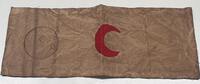 Türkiye Türkei Osmanisches Reich I.WK Weltkrieg Militaria, Türkische Armbinde Çanakkale Savaşlarında Kullanılan Türk Bayrakli, Damgali Saglikci Kol Bandi -
